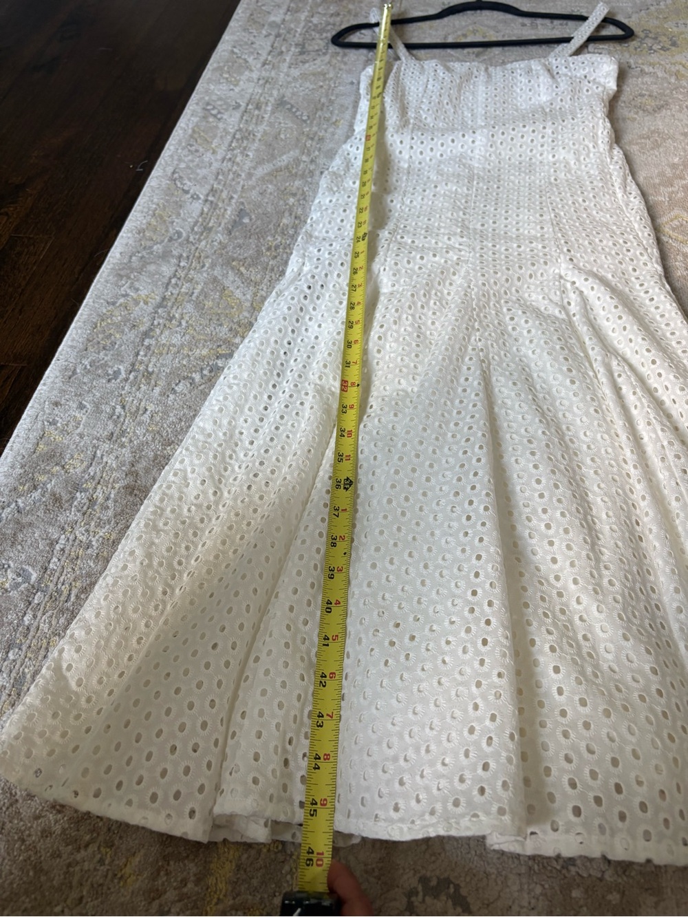 Maeve by Anthropologie Lelia Eyelet Sleeveless Midi Dress - Picture 8 of 9